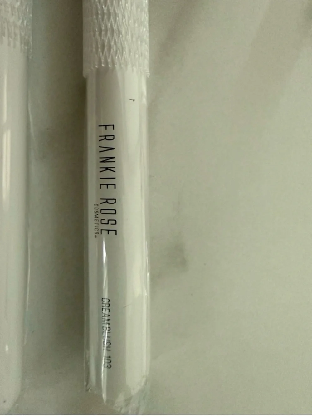 New Frankie Rose Cream Blush Brush Duo in White